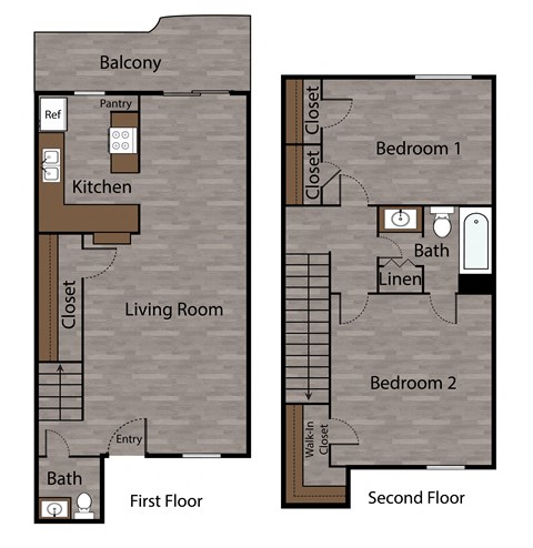 a floor plan of a living room and a dining room